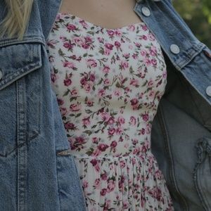 Pink Floral Dress